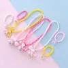 Nuevo Conjunto de Pulsera y Collar de Cuentas de Tierra Lazo Lindo Cuentas Transparente Bola Malvavisco Colgante Collar Al por Mayor