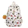 Mochila Escolar Ins Estilo Japonés para Niñas, Linda Mochila de Dibujos Animados de Gran Capacidad para Estudiantes, Mochila Pequeña Versátil para Viajes