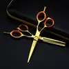 Tijeras de Peluquería Anillo Huevo de Pato de Color de 5.5 pulgadas, Tijeras para Cortar el Cabello, Tijeras Planas, Tijeras para Flequillo, Tijeras Entresacadoras
