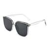 Nuevas gafas de sol cuadradas de montura grande para hombre y mujer, gafas de sol de tres puntos, rostro redondo, rostro grande, adelgazantes, protector solar, para conducir, para pescar, tendencia