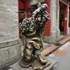 Figuras Humanas Modernas Personalizadas Fundidas em Cobre, Latão e Bronze; Esculturas de Cobre Imitado para Praças; Ornamentos Personalizados de Cultura Agrícola e Costumes Populares