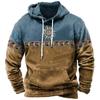 Suéter con capucha para hombre, con estampado digital de letras, estilo transfronterizo europeo y americano, sudadera con capucha para hombre y mujer, abrigo holgado informal de otoño e invierno