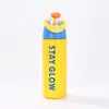 Garrafa de Água Esportiva Novo Estilo com Alto Valor Estético, Aço Inoxidável 304, Grande Capacidade, Copo de Frutas Duplo com Isolamento a Vácuo, Copo de Água Portátil para Exterior