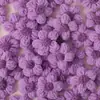 Em Estoque Feito à Mão DIY Flor de Lã Puff Flor de Cinco Pétalas Acessórios para Prendedor de Cabelo Bolsa Roupas Broche Materiais