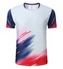 Uniformes de Badminton Personalizados Mais Vendidos no Exterior, Camisas Esportivas de Manga Curta Resistentes ao Desgaste e Respiráveis, Uniformes de Badminton para Treino e Competição de Adultos