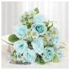 Ramo de Rosas Artificiales de 7 Picos Recolección de Flores Óleo Venta Directa de Fábrica Planta Verde Artificial Decoración de Boda Estilo Ins Flor Artificial