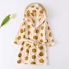Albornoz infantil otoño e invierno Nuevo pijama infantil de franela para niños y niñas niños polar coral doble cara ropa de hogar polar