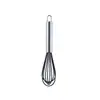 Cabo de Aço Inoxidável Batedor de Ovos de Silicone Manual Moderno Simples Colorido Utensílio de Confeitaria Mixer de Creme e Ovos