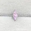 Brincos Triangulares Olho do Diabo em Liga de Titânio Astmf-136 Titânio G23 Rosca Interna Brincos de Zircônia Joias para Piercing Cabeça