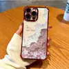 Funda Rosa Retro de Flores Adecuada para Teléfono Apple 17 iPhone 16 Pro Max Funda de Dibujos Animados 15 Plus 14 Funda de Dibujos Animados de Cobertura Total