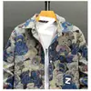 Chaqueta de Solapa Nicho de Diseño Americano de Alta Calle 2024 para Hombre y Mujer Retro Suelta Combinable Moderna Casual