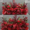 Nuevo Soporte de Flores para Fila de Suelo de Boda Decoración Fila de Flores Flores para Pasillo Decoración de Fondo de Escenario de Boda Flores Artificiales Arte Floral de Simulación