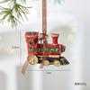Decoração de Natal Tridimensional Retrô Transfronteiriça Enfeites Pendentes de Resina Decorações de Árvore de Natal Guirlanda Decoração de Vinha Arranjo de Cena