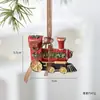 Nuchi Ornamentos de Árvore de Natal de Resina Retrô Transfronteiriços Guirlanda de Decoração de Natal Decorações Penduradas Presentes de Decoração de Natal