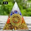 Pirâmide de Cristal Natural de 6cm Torre de Energia Decoração de Casa Europeia e Americana Artesanato Ornamento de Pirâmide de Resina