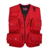 Chaleco Multibolsillos para Exteriores para Hombre Malla Transpirable Pesca Fotografía Ropa de Trabajo Chaleco Personalizable Multifuncional Chaleco Venta al por Mayor