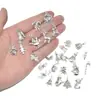 26 Tipos de Colgantes Antiguos de Plata con Temática Navideña DIY Accesorios de Joyería Retro de Aleación Colgantes para Collares y Pulseras Transfronterizos