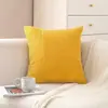 Fronha estilo ins nórdico, veludo cotelê listrado liso, capa de almofada de sofá interna moderna, almofada para decoração de casa