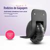 Zhengbo produz acessórios para bolsa de reboque, acessórios para malas de rodas angulares, rodinhas, 90 mm, tanque grande, roda, ponto preto
