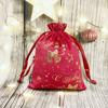 Fábrica de Sacos de Presente de Veludo com Cordão Criativo de Natal para Atacado Véspera de Natal Doces Presente Bolsa de Armazenamento Portátil