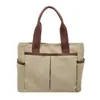 Bolsa de Tote con Bloques de Color en Lona Transfronteriza para Mujer, Nuevo Modelo Primavera 2026, Textura de Alta Calidad, Bolso de Mano Moderno y Tendencia