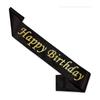 Feliz Cumpleaños Correa de Hombro Correa de Ceremonia En Stock Más Vendida Correa de Hombro Deshilachada Correa de Hombro para Fiesta de Cumpleaños