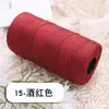 Algodão Mercerizado e Linho Cordão Plano Fio Oco Bolsa Tecida à Mão Fio Fio para Chapéu de Verão Fio para Almofada Fio para Sandálias Atacado