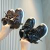 Botas Martin para Niños 2026 Nuevo Estilo Primavera y Otoño Botines Cortos para Niños Moda Británica Botas de Piel para Niñas Suela Suave Zapatos de Bebé Individuales