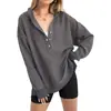 2026 Novo Modelo Transfronteiriço Aliexpress Site Independente Estilo Europeu e Americano Moletom Outono e Inverno Cor Sólida Solto Manga Raglan