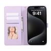 Nueva funda de cuero para teléfono móvil iPhone 16PROMAX funda de cuero repujado cartera soporte protección tridimensional anticaída