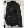 Chaqueta de Traje Pequeño Rosa para Mujer Primavera y Otoño Transfronterizo Nuevo Estilo Coreano Temperamento Diosa Fan Top de Traje Pequeño de Alta Gama
