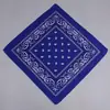 Lenço quadrado de poliéster com estampa paisley de flor de caju, lenço mágico para atividades ao ar livre, passeios, estilo hip hop