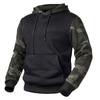 Comercio Exterior Marca de Moda Europea y Americana Suéter Camuflaje Otoño e Invierno Chaqueta con Capucha de Manga Larga para Hombre Sudadera con Capucha de Felpa por Transferencia de Calor