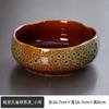 Lavabo de Té de Cerámica Grande Lavabo de Cerámica Negra Doméstico Tazón de Agua Pequeño Lavapinceles Accesorios para Juego de Té Lavabo Extra Grande Lavabo para Taza de Té Utensilios