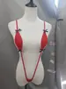 Lingerie Noite Longa Estilo Japonês Biquíni Peça Única Body de Três Peças Qqny Mulheres 2614