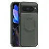 Adequado para Capa de Celular com Carregamento Sem Fio Magnético para Montagem em Carro Google Pixel 11Proxl Capa Protetora de Couro Google 10
