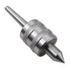 Punta de Centrado Giratoria Mt1/Mt2/Mt3 Doble Moleteada CNC Punta de Centrado Morse Accesorio para Torno Carpintería