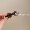 Acetato Texturizado Nuevo Esquema de Color Pasador de Pelo con Lazo Tridimensional Pinza de Resorte Nuevo Estilo Chica Dulce Accesorio Versátil para el Cabello