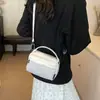 Bolso Pequeño Cuadrado de Color Sólido Estilo Coreano Bolso Cruzado Casual Versátil para Todo Bolso para Teléfono Móvil Ligero de Gran Capacidad para Mujer Color Macarrón