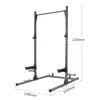 Rack para Mancuernas, Rack para Sentadillas, Máquina de Press de Banca, Equipo de Fitness, Rack Multifuncional Estilo Pórtico para Uso en Casa, Set de Banco para Levantamiento de Pesas