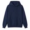 Sudadera de Algodón 320g, Nuevo Estilo Primavera y Otoño, Peso Pesado, Versátil, Corte Holgado, Marca de Moda, Sudadera para Hombre de Color Sólido