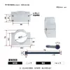 Enlace Maquinaria CNC para Carpintería Accesorios para Máquina de Grabado Base para Motor de Husillo de Aleación de Aluminio Soporte Fijo de Sujeción