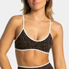 Meiyang Tv Cruzamento de Fronteiras Novo Estampa de Leopardo Bloqueio de Cores Sutiã de Yoga para Mulheres, Alça à Prova de Choque Fitness Esportes Beleza ao Ar Livre Sutiã de Costas
