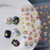 Nueva Tecnología 5D Pegatinas para Uñas Fábrica Lindas Rococo Dulce Mascota Conejo Arte de Uñas Pegatinas en Relieve Pegatinas 3D para Rostro