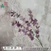 Arreglo floral artificial de orquídea para baile de bodas, orquídea de tallo largo con diseño de mariposa, flores artificiales al por mayor, materiales florales decorativos de alta calidad