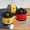 Molino de Cuchillos de Pato Amarillo para Cocina Doméstica Piedra de Afilar de Cocina con Ventosa Fija Molinillo de Cuchillos Gadgets de Cocina