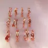 Amazon Nuevo 12 Piezas Anillo de Pie de Playa Retro Encanto de Personalidad Corazón Hueco Anillo de Pie Retro para Mujer