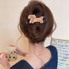 Acessórios de Cabelo de Alta Qualidade para Meninas com Temperamento Elegante, Presilha Torcida de Laço Fofa e de Luxo Leve, Estilo Simples de Desenho Animado para Cabelos Finos, Grampo