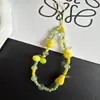 Pingente original de flor de limão de verão corrente de celular ins charm de câmera ccd fresco acessório de bolsa com contas