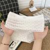 Calzones de Lunares para Mujer, Tiro Medio, Estilo Delgado, Encaje, Modal Puro Deseo, Entrepierna de Algodón Puro Antibacteriano 10A, Bragas Ajustadas a la Cadera